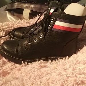 Tommy hilfiger combat boots